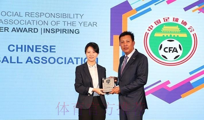 中国足球协会荣获2019年度亚足联